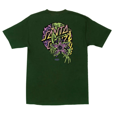 SANTA CRUZ x Stranger Things Demogorgon SS tee - Forest