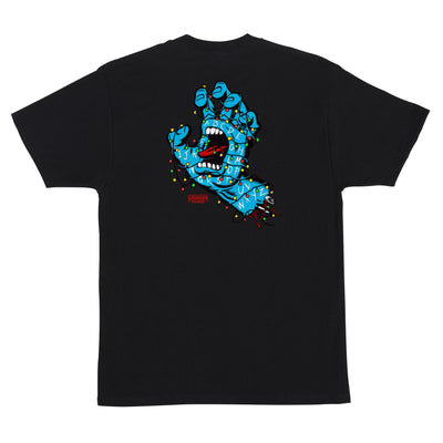 SANTA CRUZ x Stranger Things Screaming Lights SS tee - Black