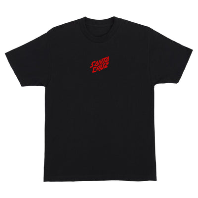 SANTA CRUZ x Stranger Things Screaming Lights SS tee - Black