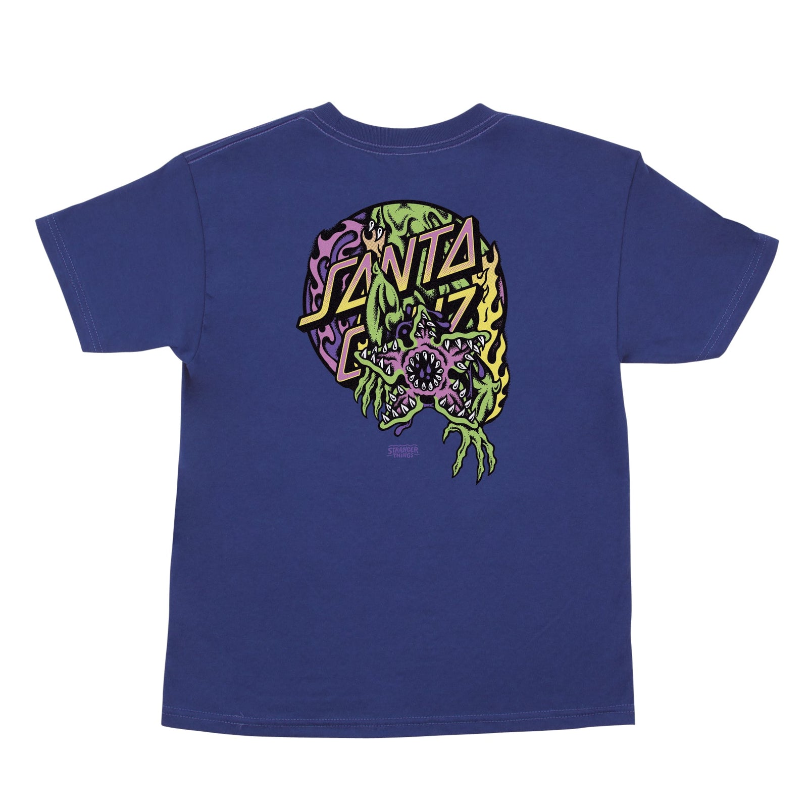 SANTA CRUZ x Stranger Things Demogorgon Dot SS tee - Kids - Cobalt