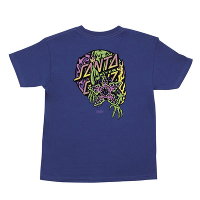 SANTA CRUZ x Stranger Things Demogorgon Dot SS tee - Kids - Cobalt