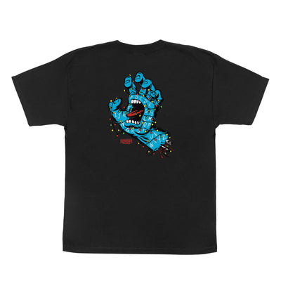 SANTA CRUZ x Stranger Things Screaming Hand Lights SS tee - Kids - Black