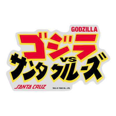 SANTA CRUZ x Godzilla sticker pack