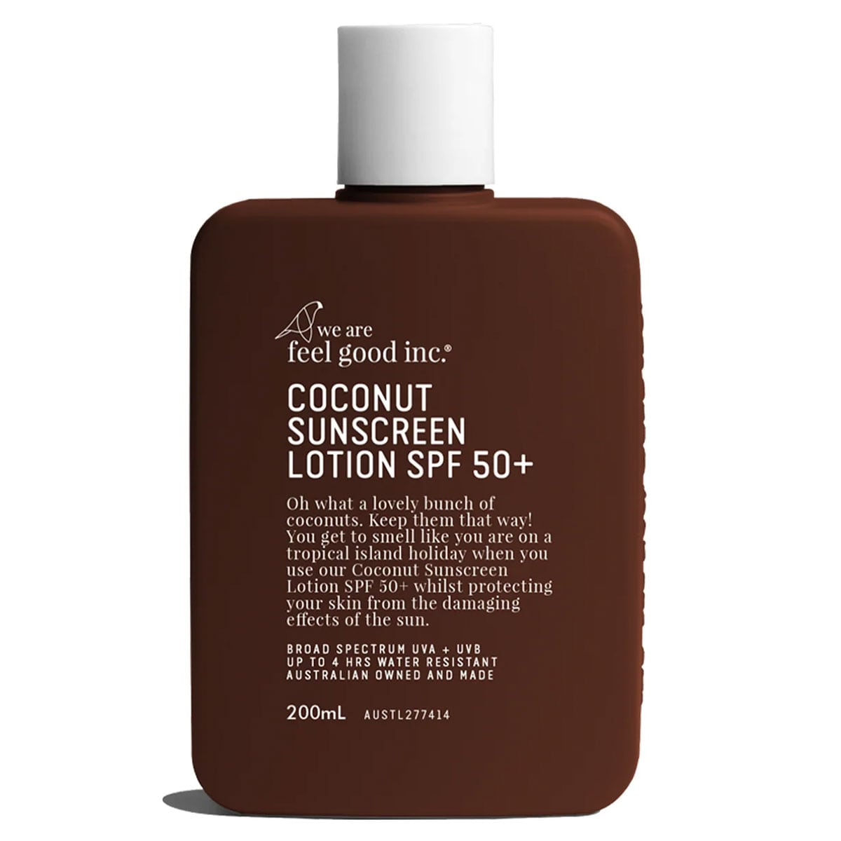 Feelgood Coconut Sunscreen 200ml - SPF 50+