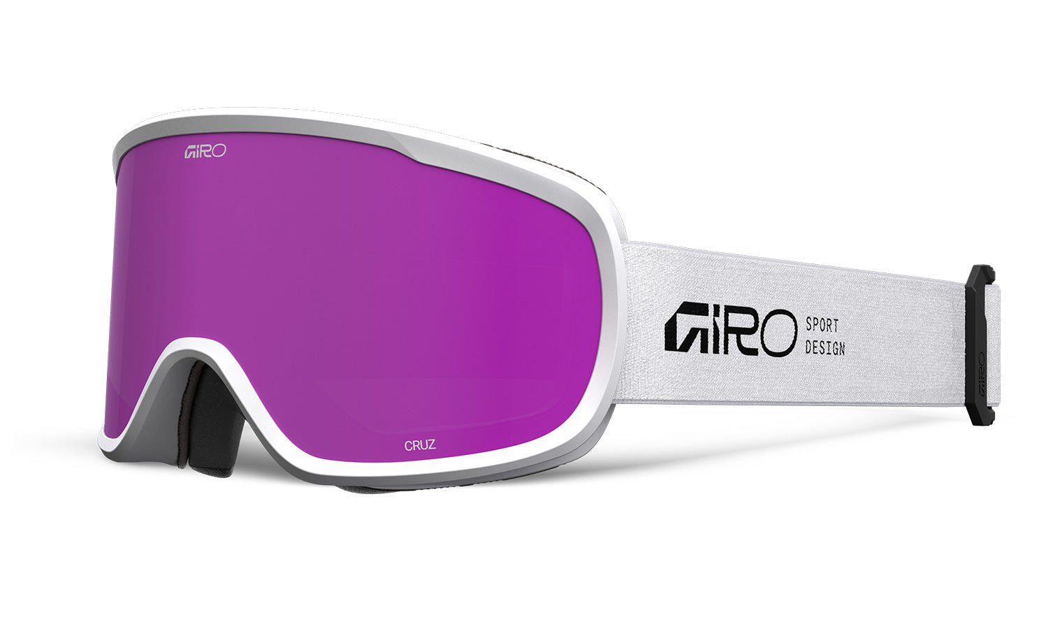 Giro Cruz Goggle - Stacked White /Amber Pink