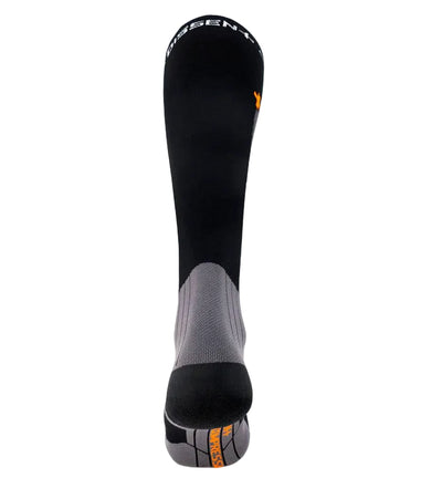 DISSENT Ski Genuflex Compression LoPro Padded sock - Unisex - Black
