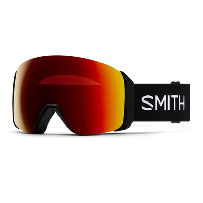 SMITH 4D Mag XL goggles - Black w/ Sun red mirror