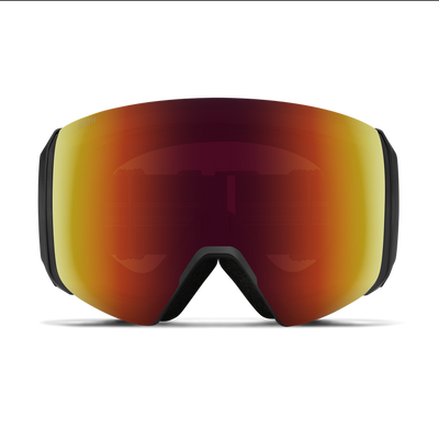 SMITH 4D Mag XL goggles - Black w/ Sun red mirror