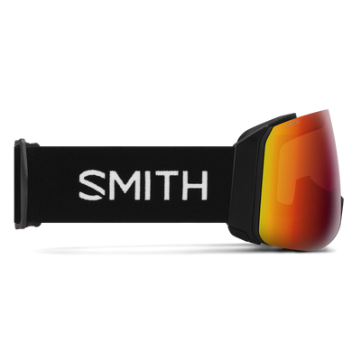 SMITH 4D Mag XL goggles - Black w/ Sun red mirror