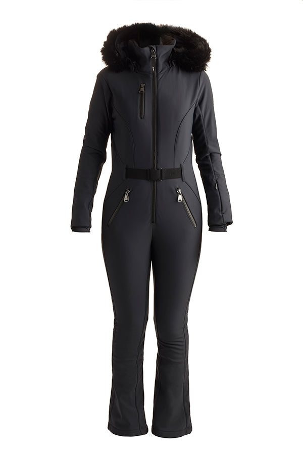 Nils Heavenly Faux Fur Suit Womens - Black