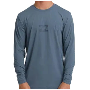 BILLABONG All Day Wave LF LS Rash Shirt - Blue Fog
