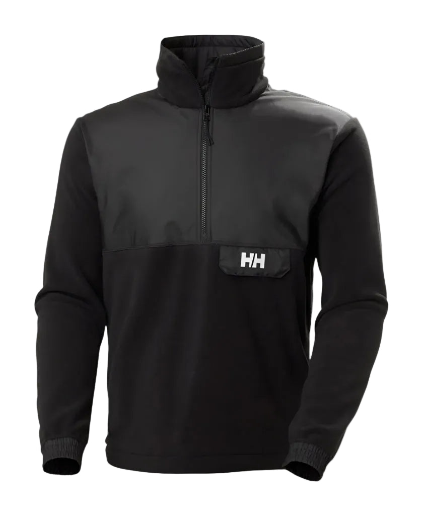 HELLY HANSEN YU 1/2 Zip Fleece - Mens - Black