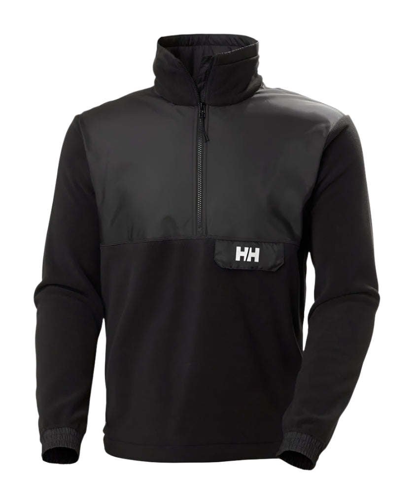 HELLY HANSEN YU 1/2 Zip Fleece - Mens - Snow/Black