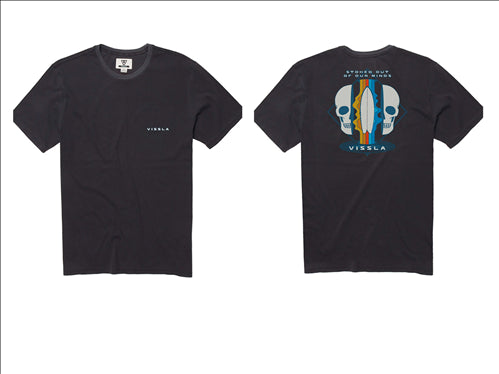 VISSLA Mind Splitter t-shirt - Black