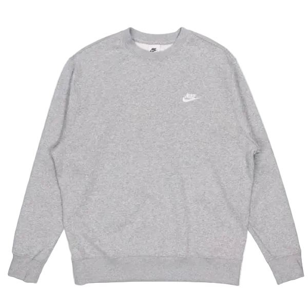 Nike Club Men's Fleece Crew - Dark Grey Heather