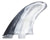 FCS II MR Twin plus 1 PC XL Black/White Swirl Retail Fins