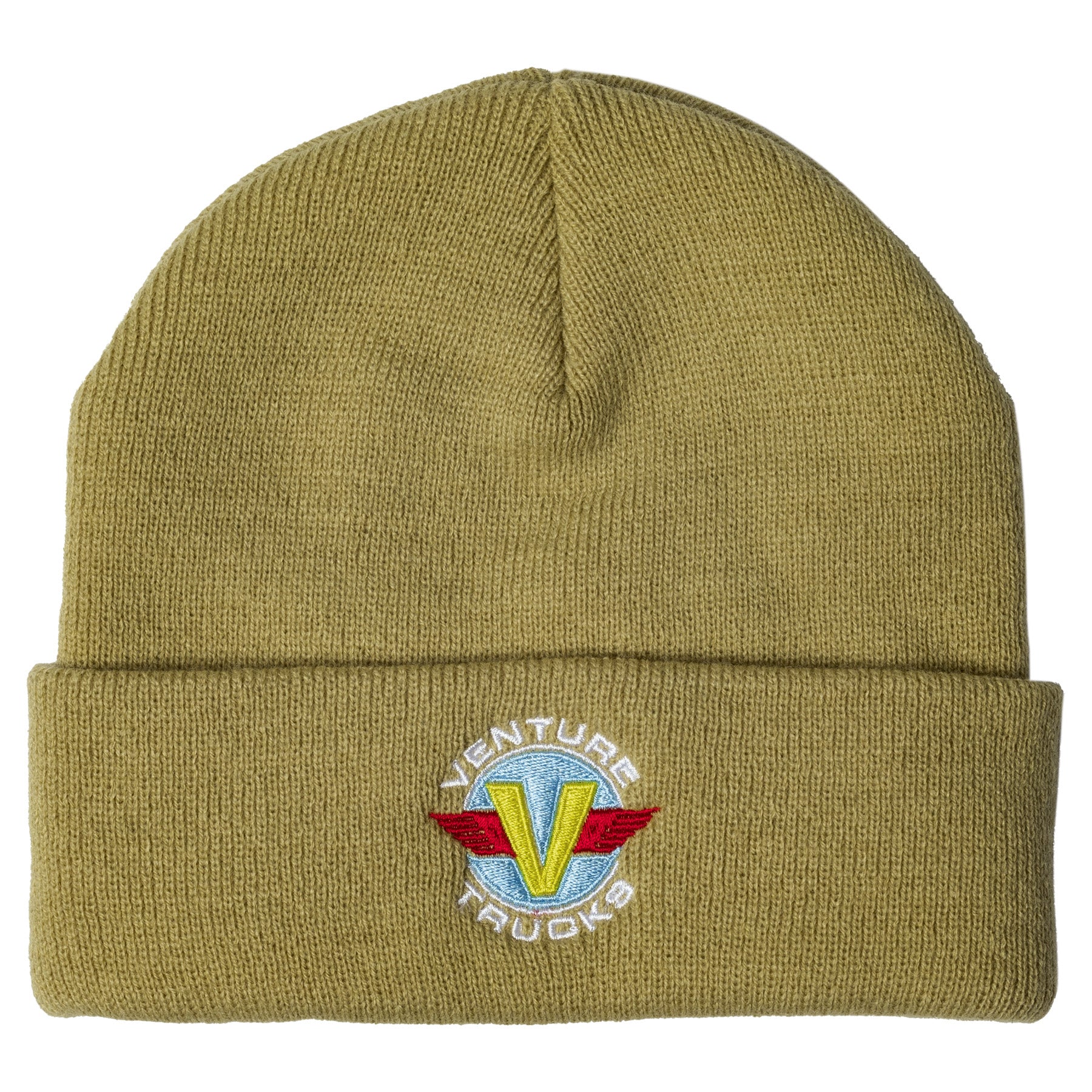 VENTURE Wings Cuff Beanie - Tan