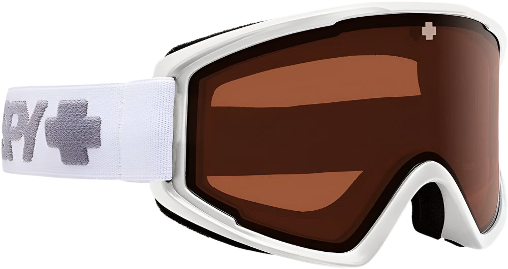 Spy Crusher Elite Eco Goggle Matte White HD LL Persimmon