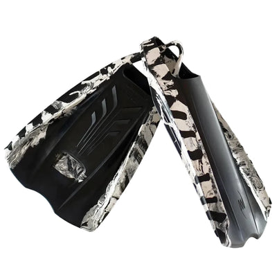 POD PF2 Fins - Black/White