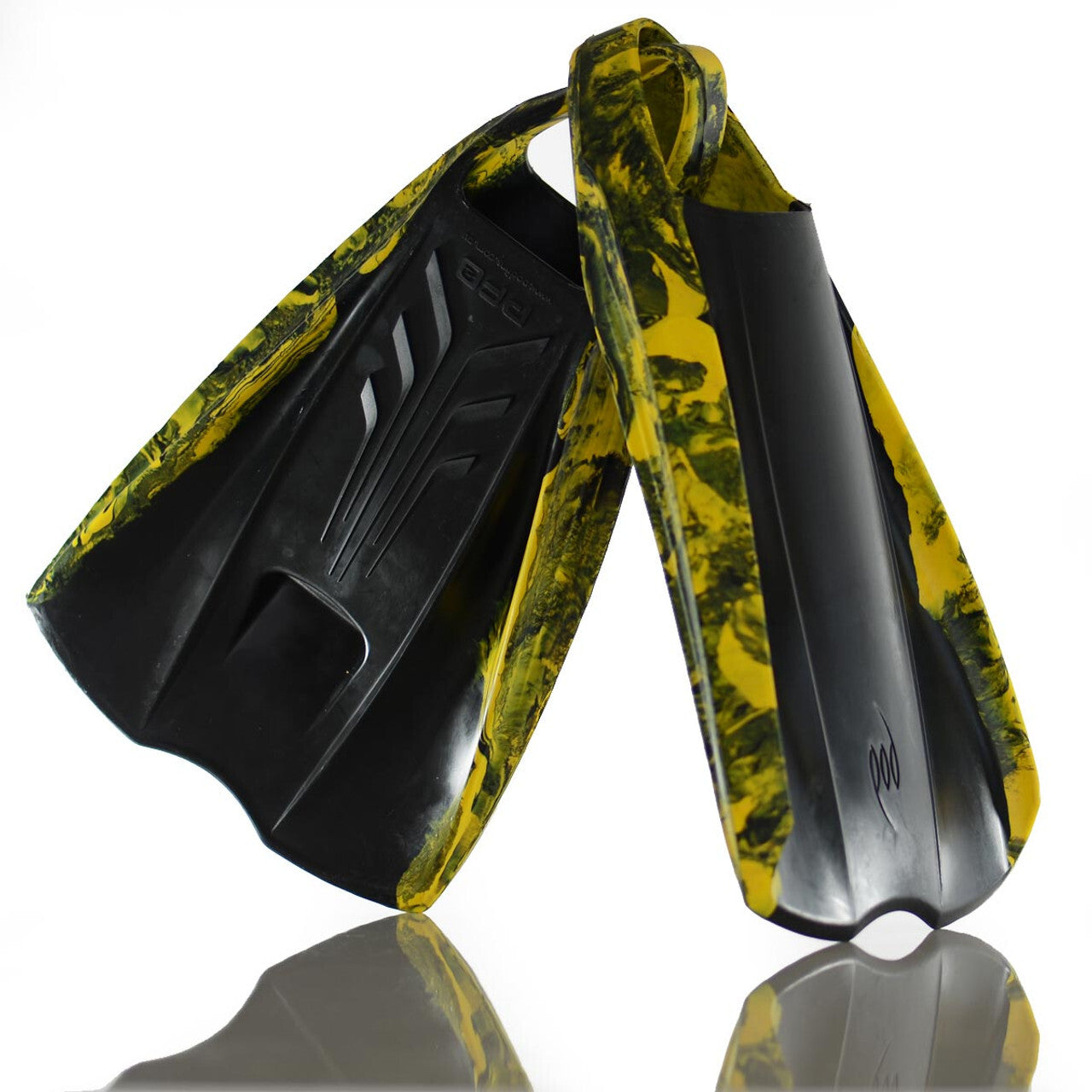 POD PF2 Fins - Black/Yellow