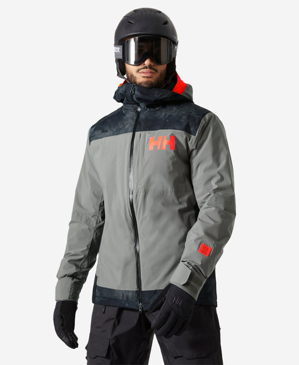 Helly Hansen Powdreamer 2.0 Jacket Mens - Concrete