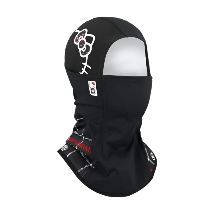 686 Alpha Hinged balaclava - Hello Kitty - Black Plaid