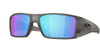 Oakley Heliostat Sunglasses - Blue Grey Smoke w/Prizm Sapphire Polarized