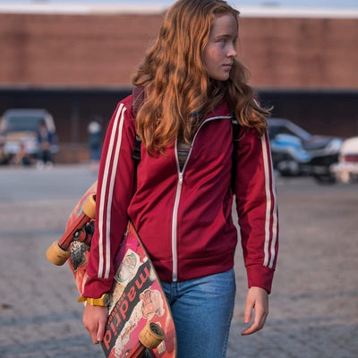 MADRID x STRANGER THINGS Retro Explosion reissue skateboard deck - Red