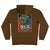 SANTA CRUZ x Godzilla Screaming Hand hoodie - Brown