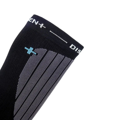 DISSENT GFX Compression Hybrid DLX-Wool socks - Unisex - Black