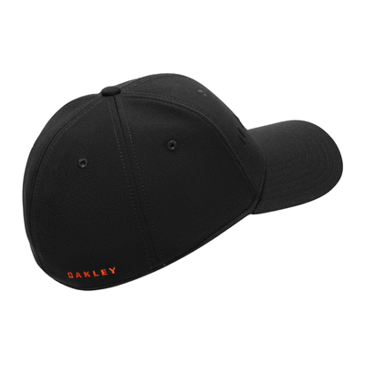 OAKLEY Park Embossed Hat - Pitch Black/Flame Red