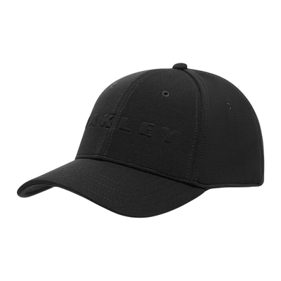 OAKLEY Park Embossed Hat - Pitch Black/Flame Red