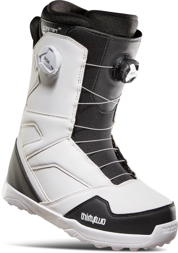 THIRTYTWO STW Double BOA snowboard boots - White Black - STM Snow