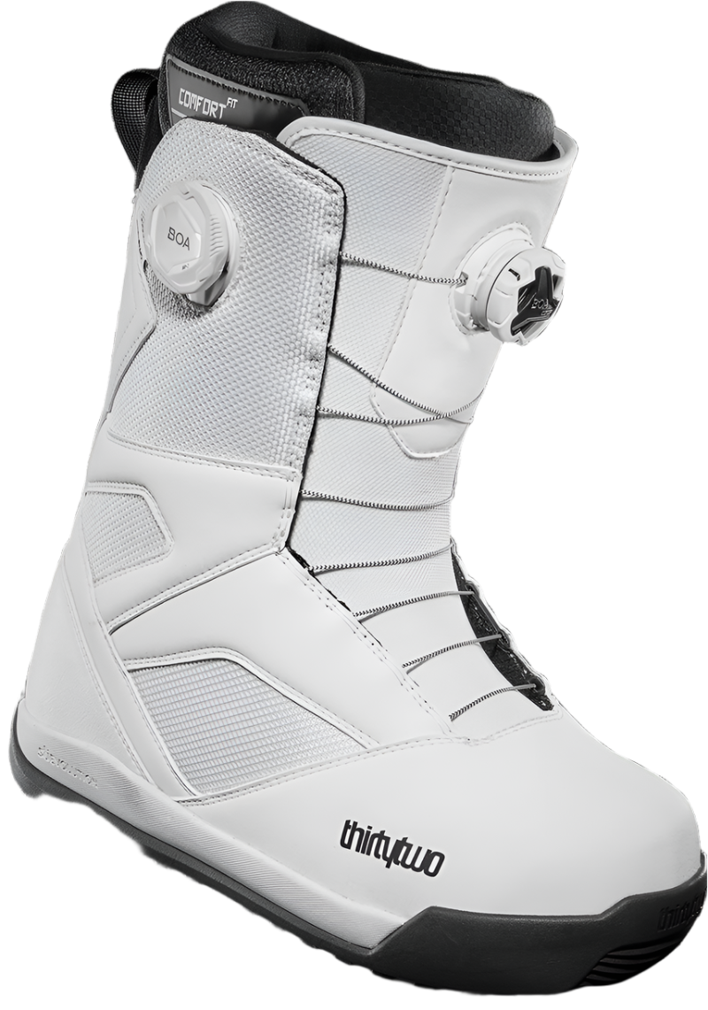 THIRTYTWO STW Double BOA snowboard boots - White/Black - STM Snow THIRTYTWO STW Double BOA snowboard boots - White/Black - STM Snow