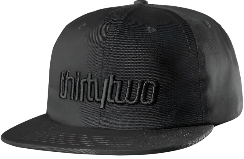 THIRTYTWO Double Snapback cap - Black