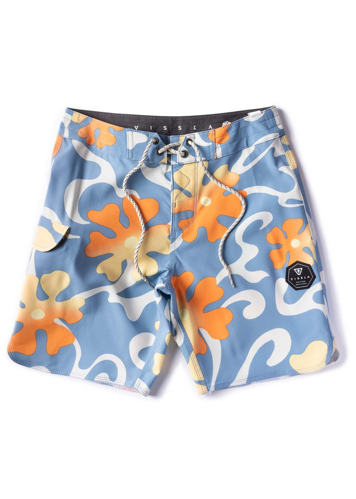 VISSLA Koa 17" Boardshort - Boys - Harbor Blue