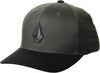 Volcom Full Stone Flexfit Hat - Asphalt Black