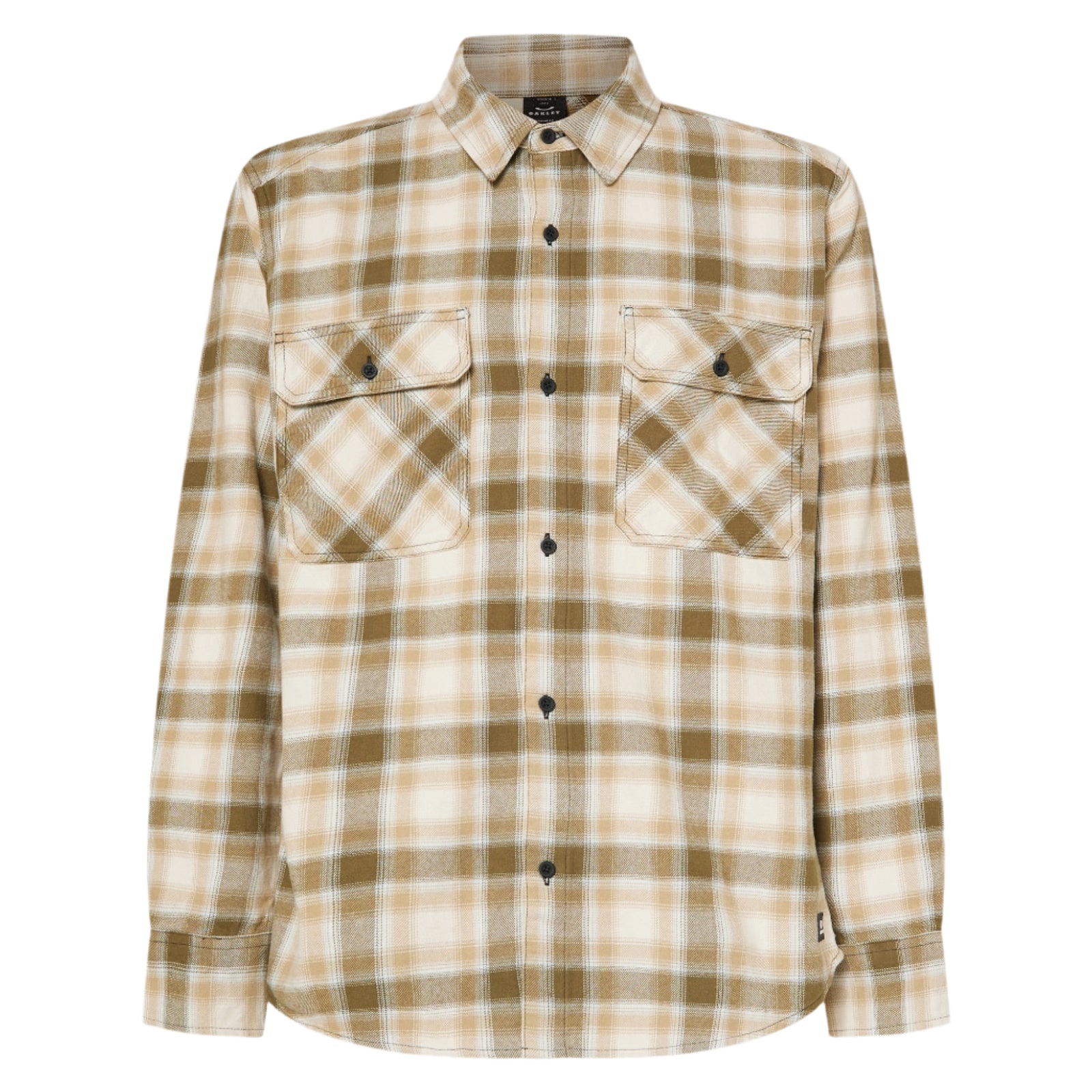 OAKLEY 90s Plaid Long Sleeve Shirt - Mist/Pebble/Army G Check
