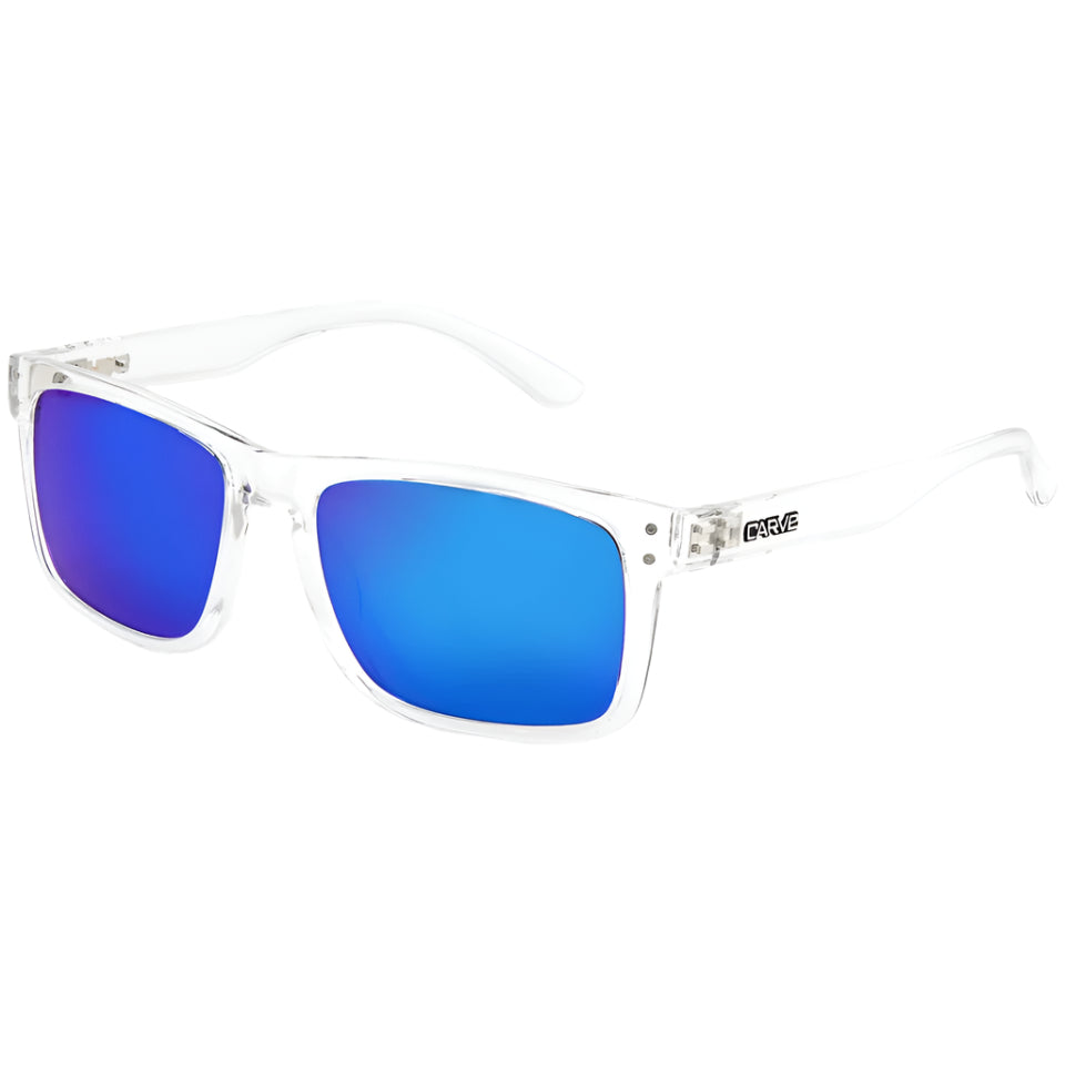 Carve Goblin XTal Clear Sunglass - Blue Iridium Polarised