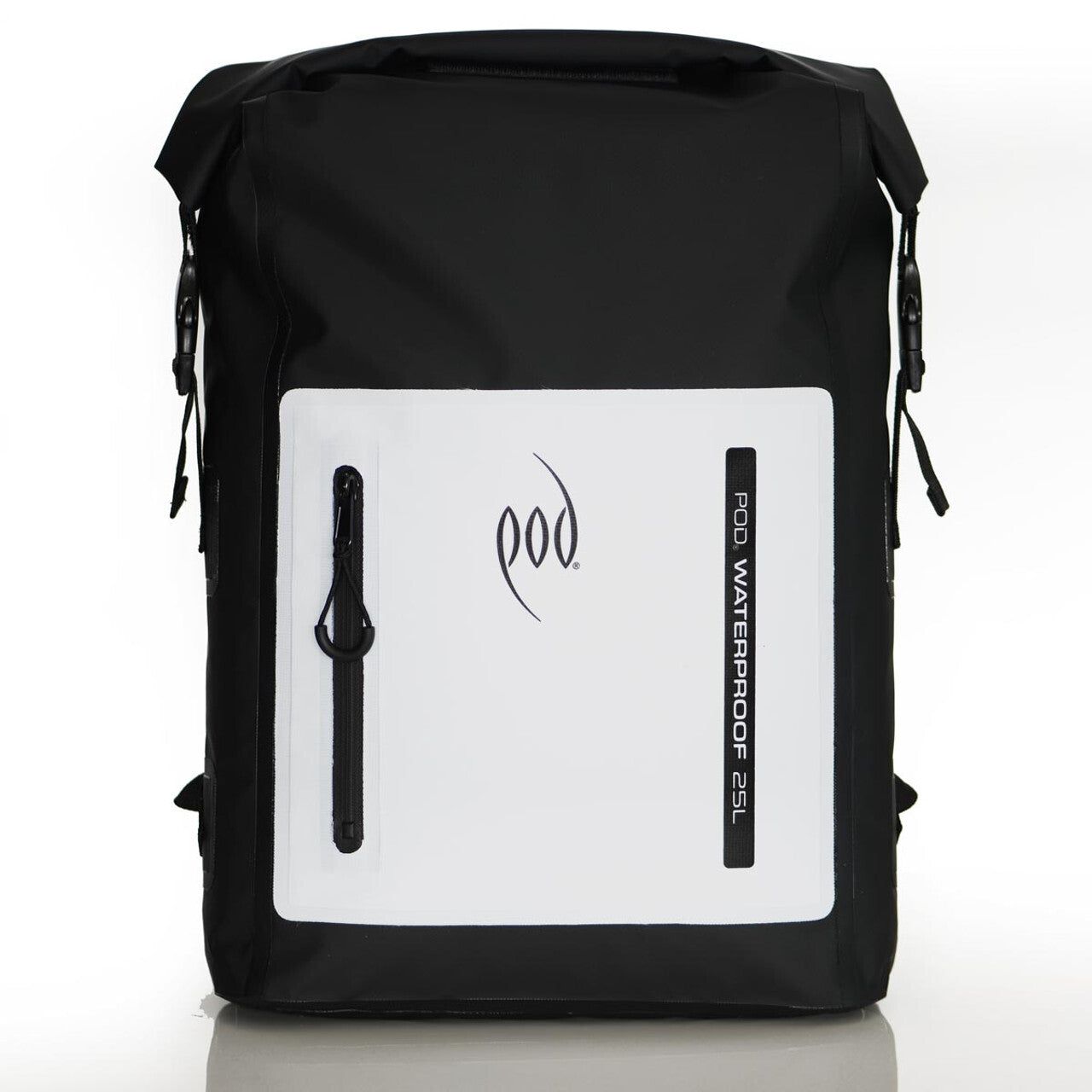 POD Waterproof Backpack 25L Dry Bag - Black/White