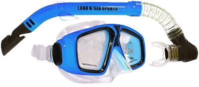 Land and Sea Daydream Mask Snorkel Set - Blue