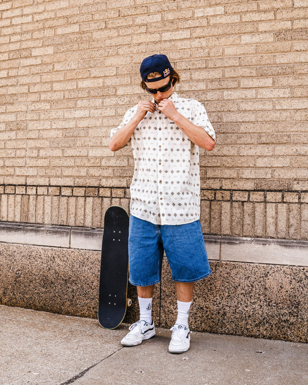 Volcom Billow Denim Short - Deep River Blues