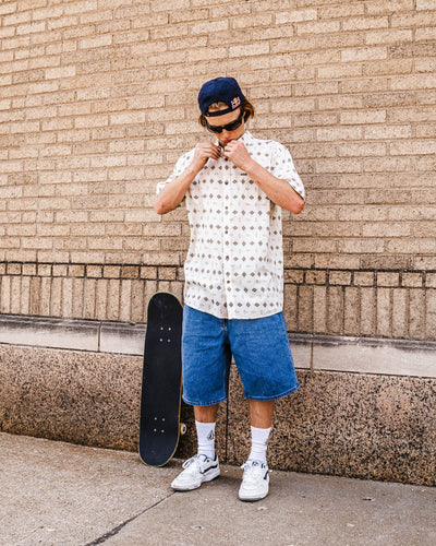 Volcom Billow Denim Short - Deep River Blues