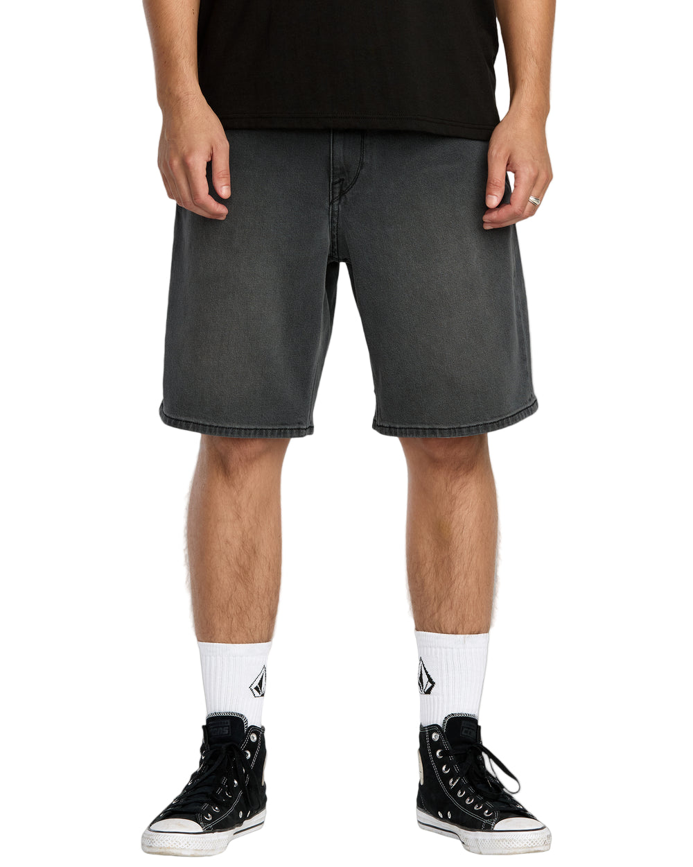 Volcom Billow Denim Short - Concrete