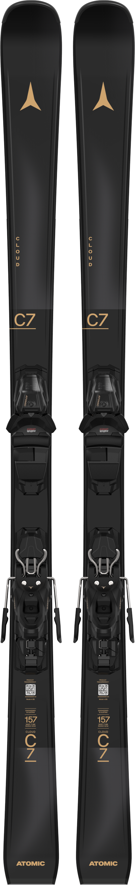 Atomic Cloud C7 Black Ski + M 10 GW Binding - Womens - 2027 151