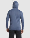 Billabong Arch Mesh L/S Hoody Rashshirt -Slate Blue