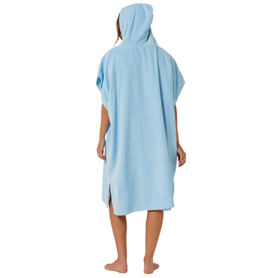 OCEAN AND EARTH Day Dream Hooded poncho - Womens - Pale Blue