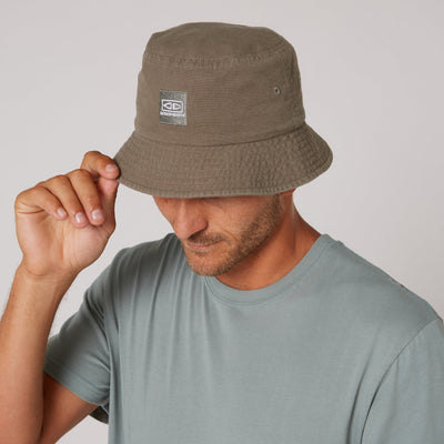 OCEAN AND EARTH Corp Bucket Hat - Olive