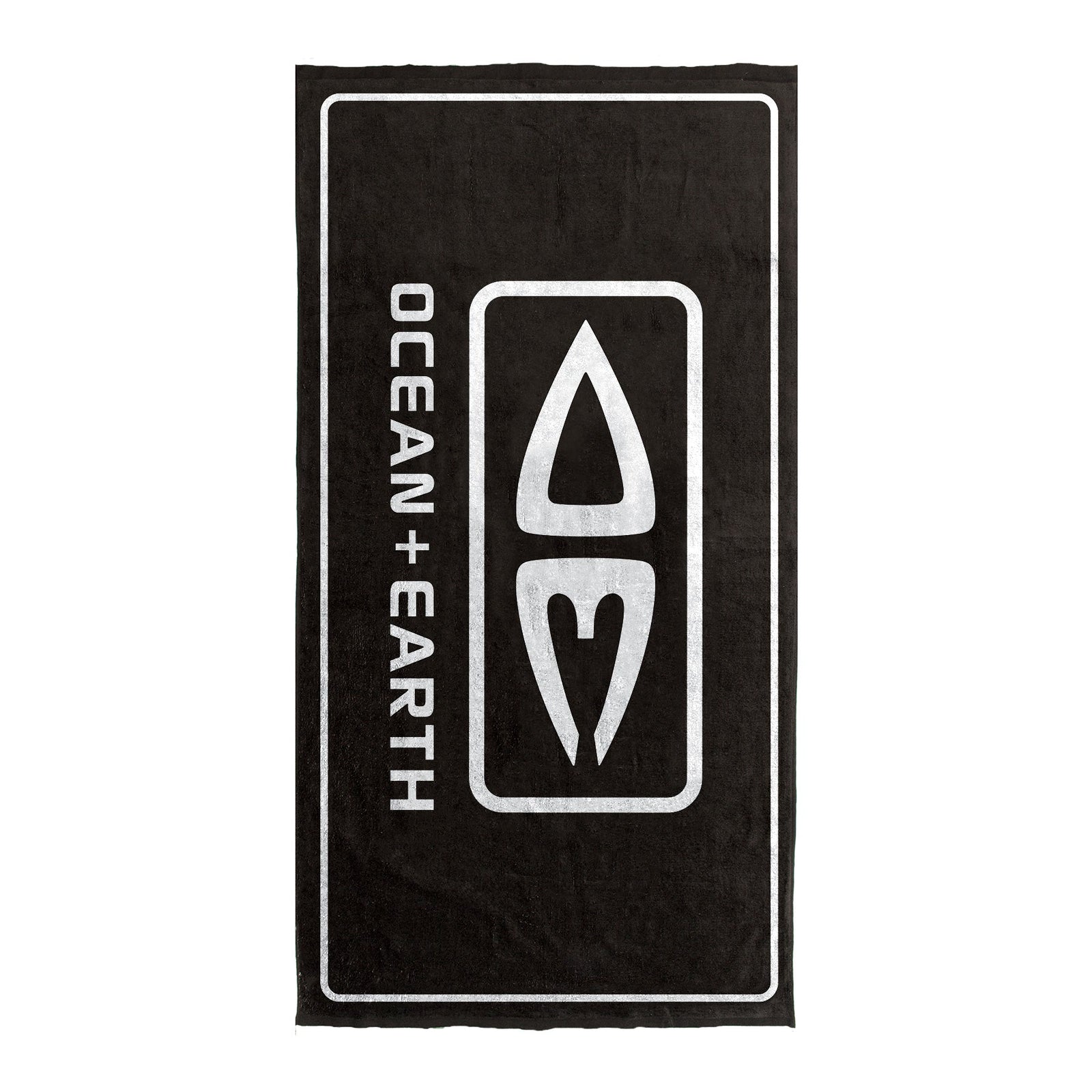 OCEAN AND EARTH Priority beach towel - Black