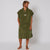 OCEAN & EARTH Corp Hooded Poncho - Military